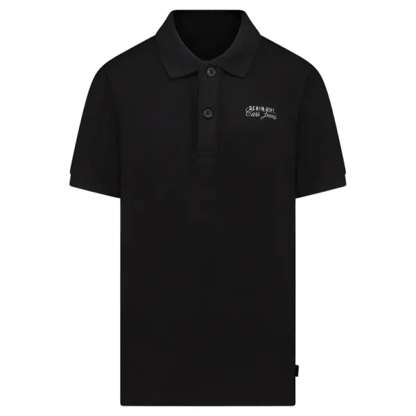 Kids_NOSSER_Polo_Black