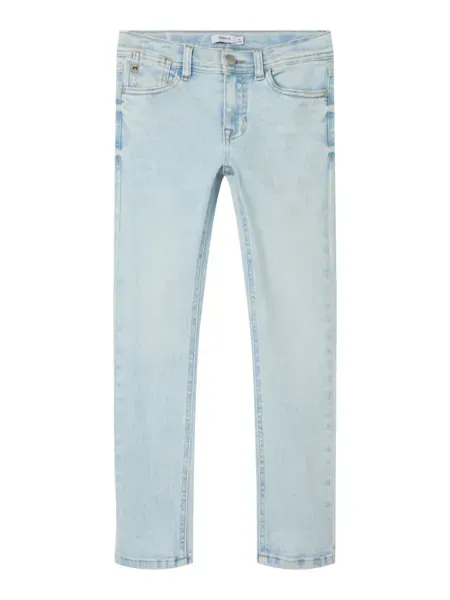 NKMPETE_SKINNY_JEANS_7200_TG_Light_blue_bleached_denim