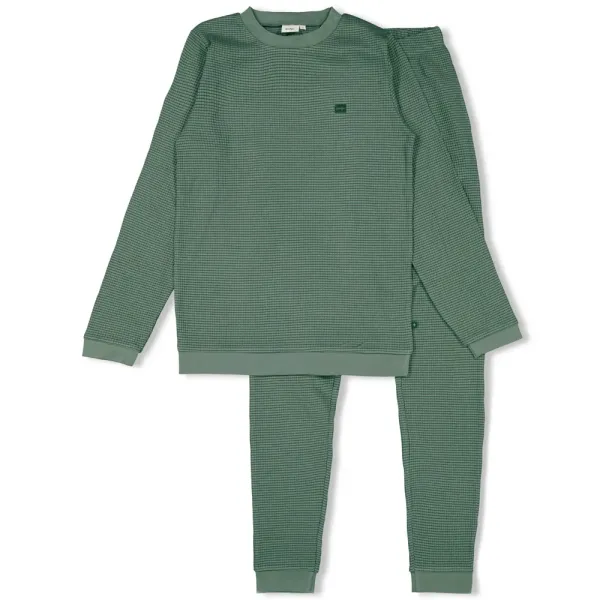 Wafelpyjama_Zeegroen_9