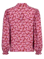 Blouse_Alyssa_Wine_red_lilac_flower_1