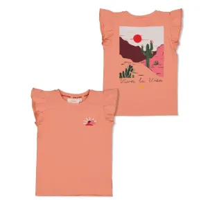 T_shirt_met_backprint___Salsa_Sunset